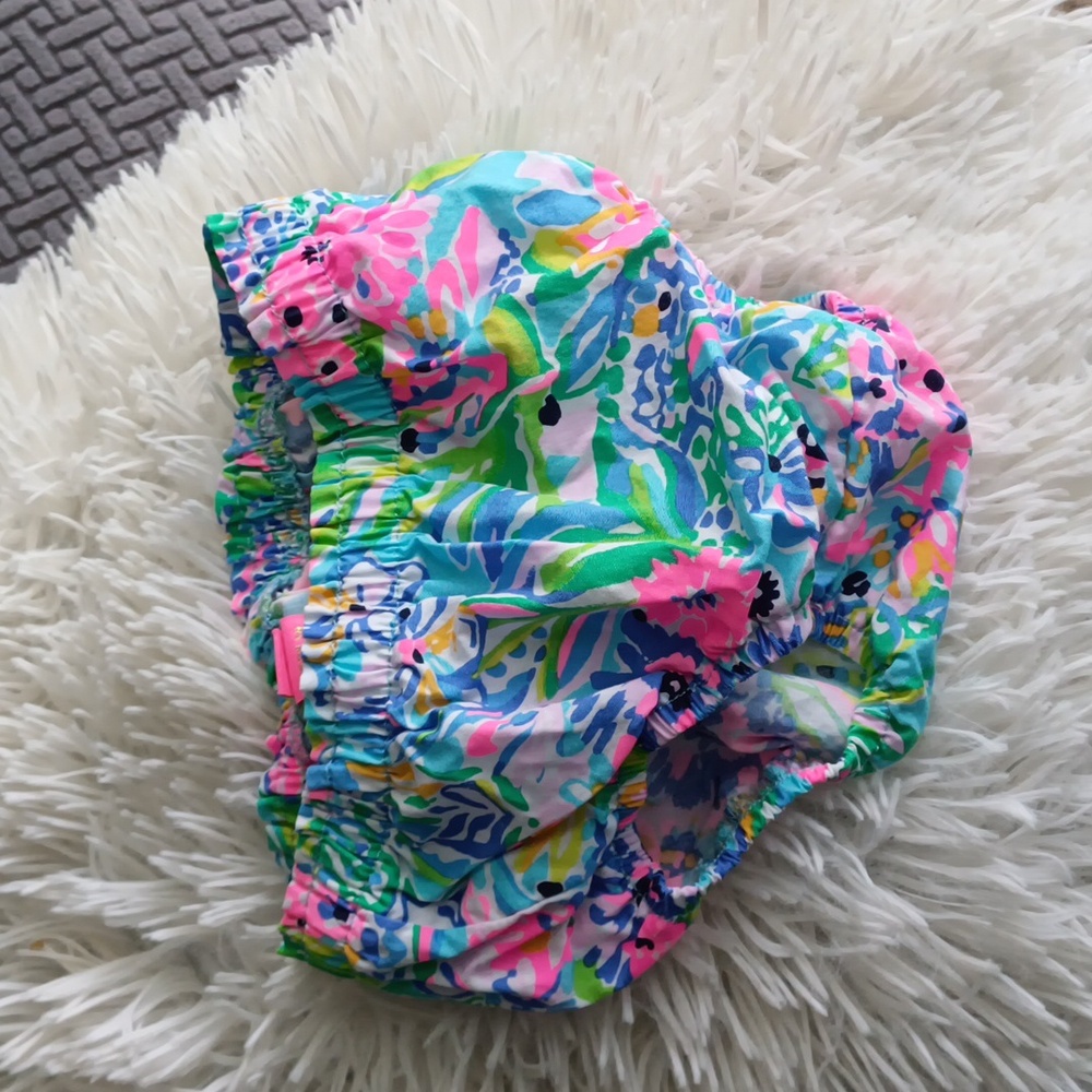 Lilly Pulitzer cotton diaper cover never used 6-12 MO